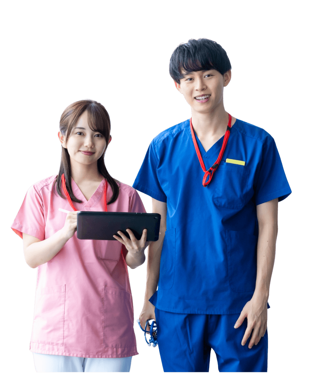 医療職の男女